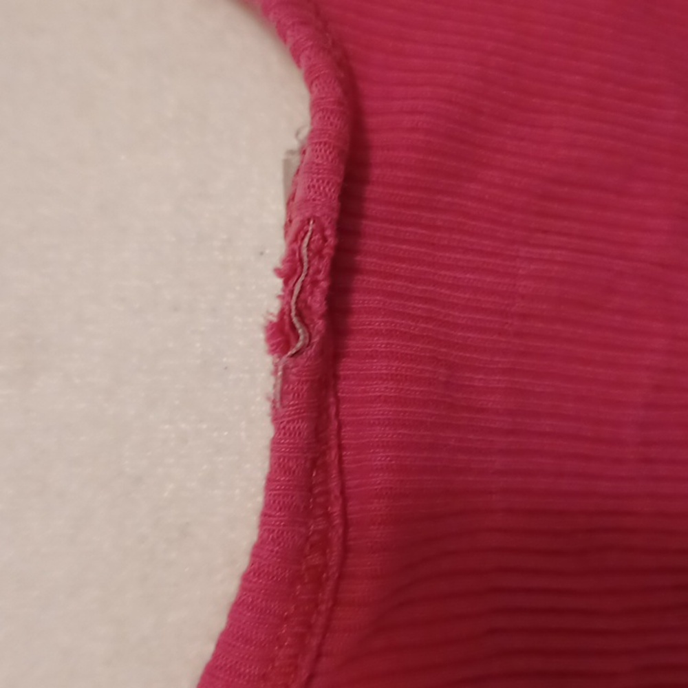 Free Add-on Pink Ribbed "Delicious" Tank Top - Size Small - Picture 6 of 7